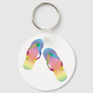 Llavero Flip Flops tropicales 1