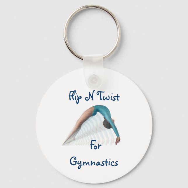 Llavero Flip N Twist, Para Gimnasia (Anverso)