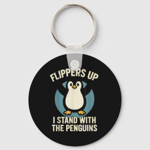 Llavero Flippers De Pingüino Gracioso Me Pongo Con El Ping