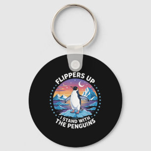 Llavero Flippers De Pingüino Gracioso Me Pongo Con El Ping
