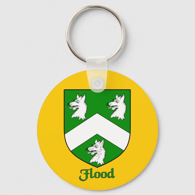 Llavero Flood Family Shield Keychain (Anverso)