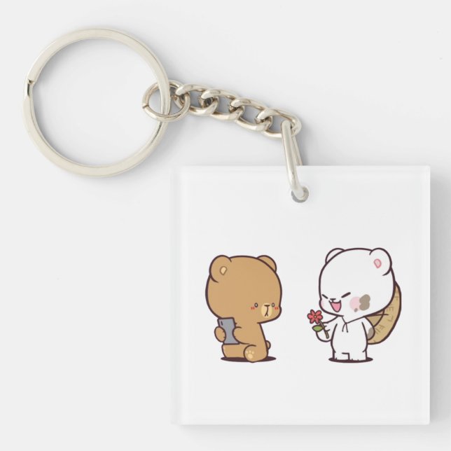 Llavero flor (Frente)