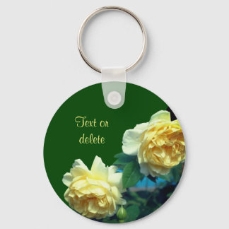 Llavero Flor amarilla personalizada