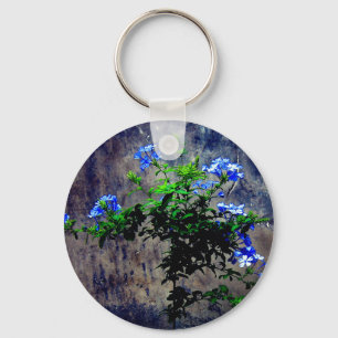 Llavero Flor azul de Plumbago