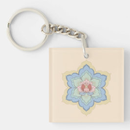 Llavero Flor china de baoxiang en grano y cielo