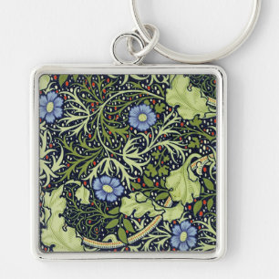 Llavero Flor de antigüedades de William Morris Seaweed