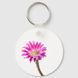 Llavero Flor de cactus rosada en flor