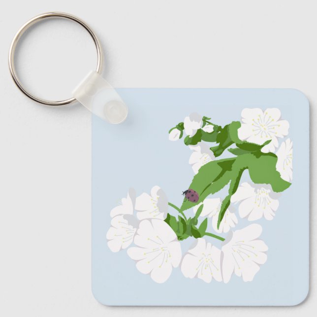 Llavero Flor de cerezo (Anverso)