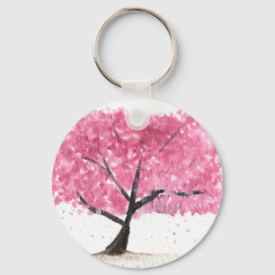 Llavero Flor de cerezo rosa