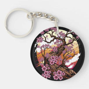 Llavero Flor de cerezo salvaje