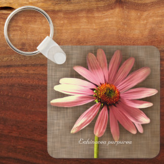 Llavero Flor de cono púrpura Echinacea purpurea