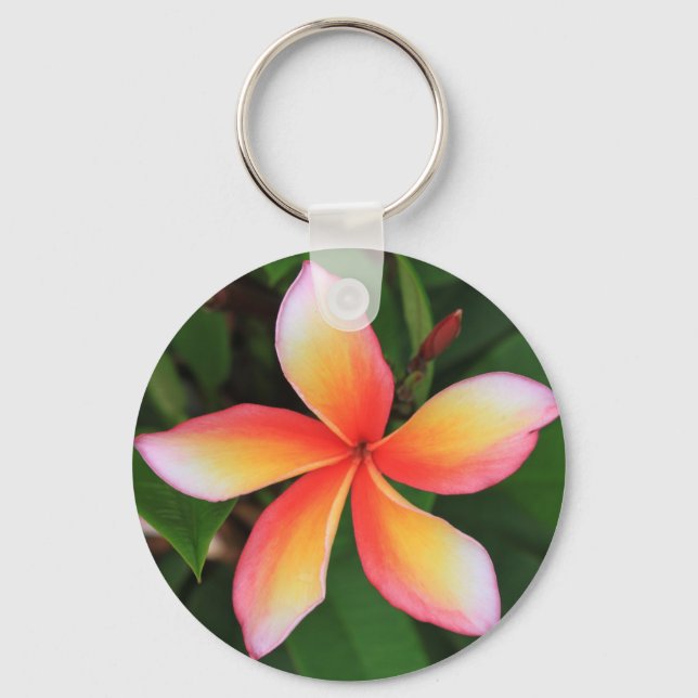 Llavero Flor de Frangipani (Anverso)