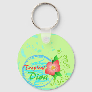 Llavero Flor de Hibiscus - Keychain