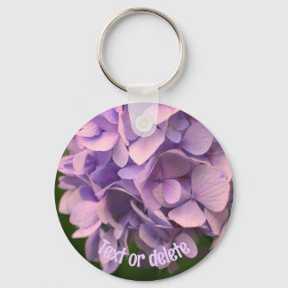 Llavero Flor de hidrangea dulce personalizada