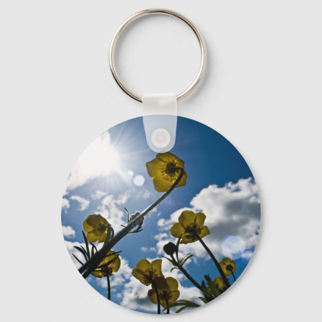 LLAVERO FLOR DE JARDÍN (Anverso)