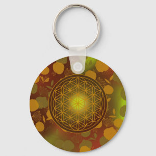 Llavero flor de la vida, chakra,zen,geometría sagrada,