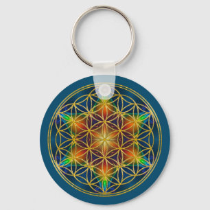 Llavero FLOR DE LA VIDA - Flor Fractal 1