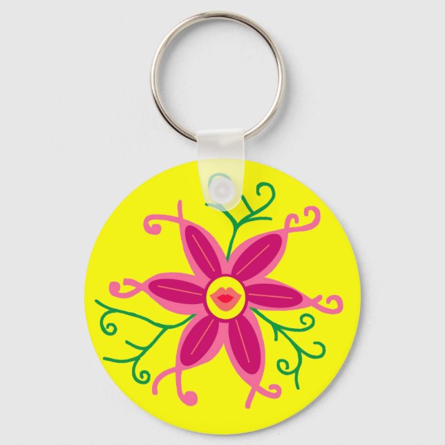 Llavero Flor de labios de besugo (Anverso)