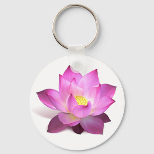 Llavero Flor de Loto Rosa y Púrpura - Zen