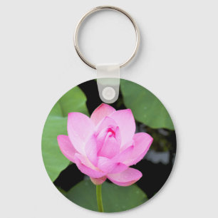 Llavero Flor de loto rosada