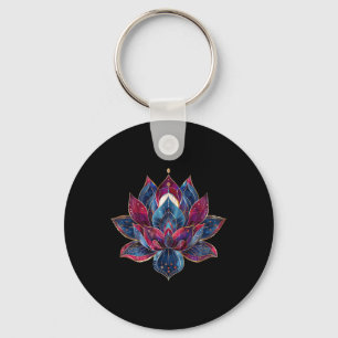 Llavero Flor de Loto Vintage Budismo Zen Japonés Yoga _1