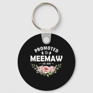 Llavero Flor De Mujeres Promovida A Meemaw 2025