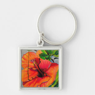 Llavero Flor de Neon Hibiscus tropical