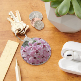 Llavero Flor de plantas de Hoya Rosa