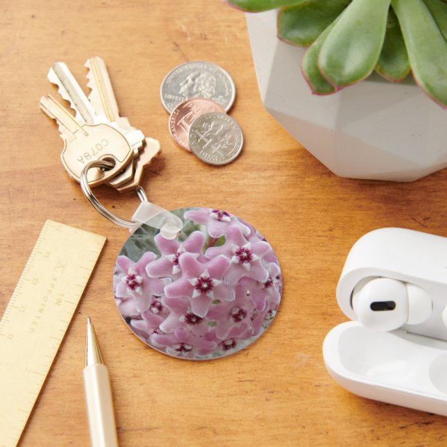 Llavero Flor de plantas de Hoya Rosa (Escritorio )