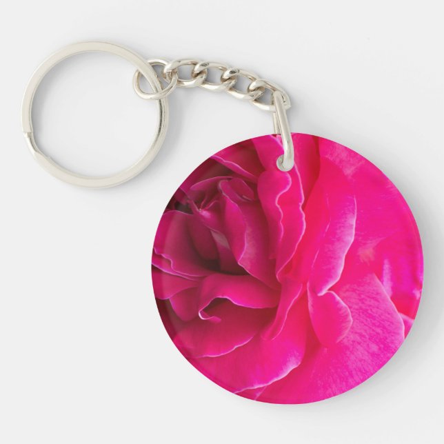 Llavero Flor de rosa (Frente)
