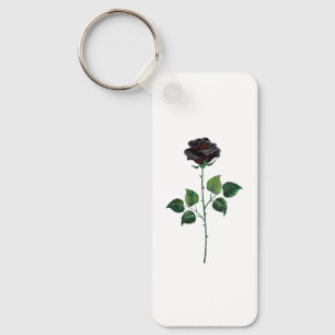 Llavero Flor de rosa negra