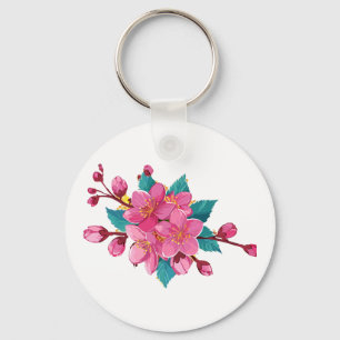 Llavero Flor de Sakura