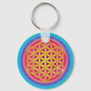 Llavero Flor De Vida / Moola Mantra