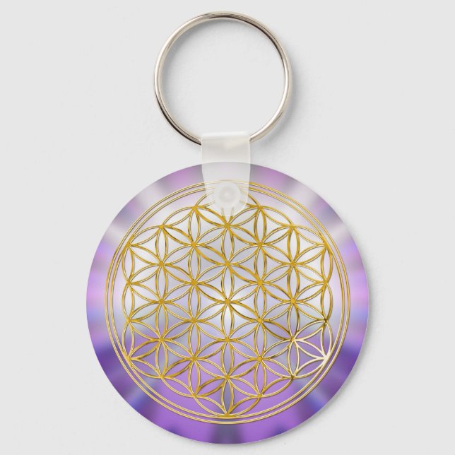 Llavero Flor De Vida Yantra (Anverso)
