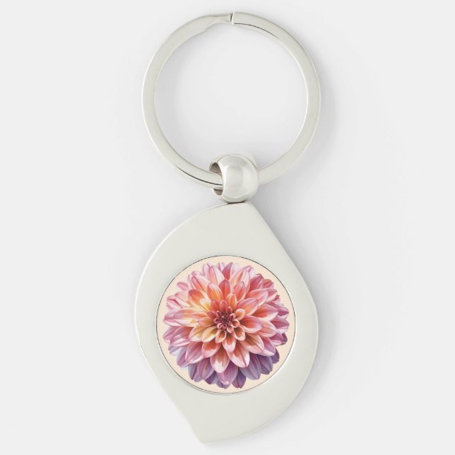 Llavero Flor grande (Anverso)