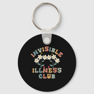 Llavero Flor Invisible Illness Club Enfermedades Crónicas 