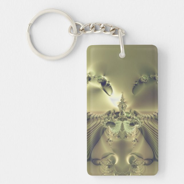 Llavero Flor metálica (Frente)