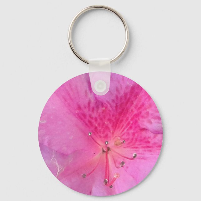 Llavero flor metalizado (Anverso)