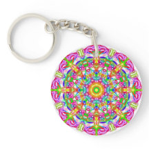 Flor morada Mandala Boho