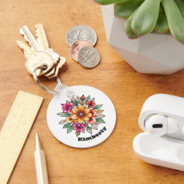 Llavero Flor multicolor