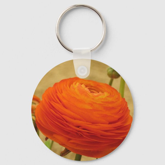 Llavero Flor naranja (Anverso)