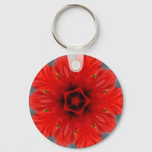 Llavero Flor Roja