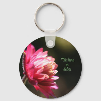 Llavero Flor roja flor solar personalizada