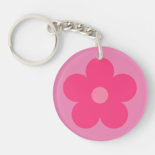 Llavero Flor rosa