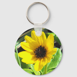 Llavero Flor silvestre amarilla