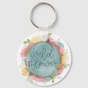 Llavero Flor silvestre Wreath Floral