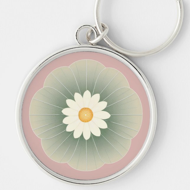 Llavero Flor simple (Frente)