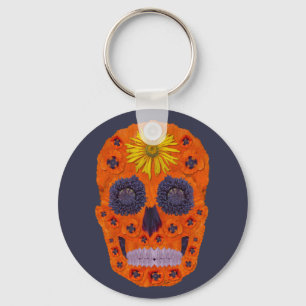Llavero Flor Skull 1