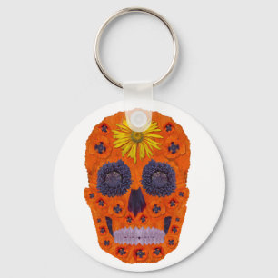 Llavero Flor Skull 1