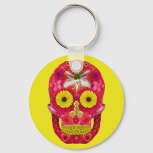 Llavero Flor Skull 6